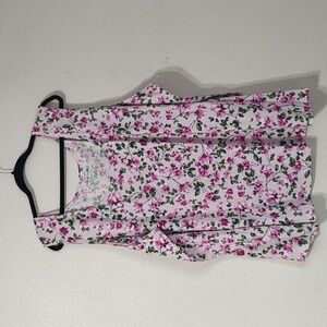 Woman Within Sleeveless V Neck Floral Top Size 5X
